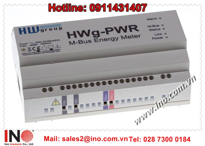 Thiết bị HWg-PWR 3/12/25: Smart M-Bus to Ethernet gateway