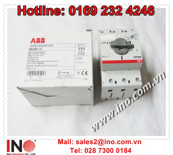 ABB_MS325_10_1SAM150000R1006_63_10A_3P_Manual_Motor_Starter