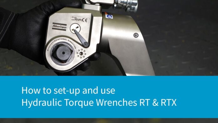 How to set-up and use Hydraulic Torque Wrenches RT & RTX | Atlas Copco Bolting Solutions