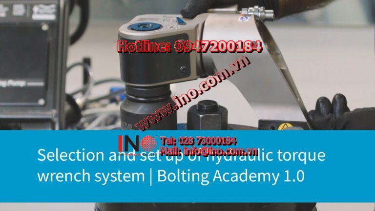 Selection and setup of hydraulic torque wrench system | Bolting Academy 1.0