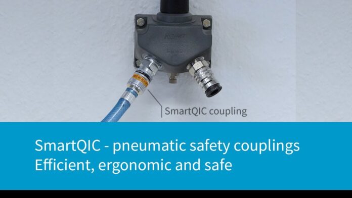SmartQIC – ergonomic and safe pneumatic couplings