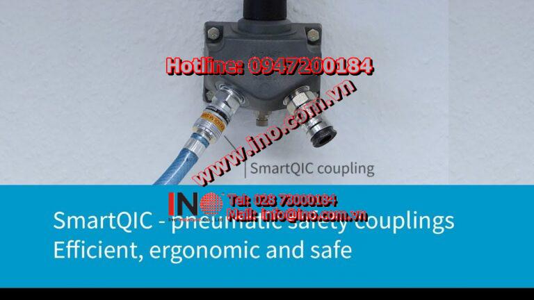 SmartQIC – ergonomic and safe pneumatic couplings