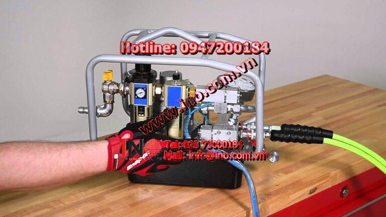 HTQPP Pneumatically-driven Hydraulic Pump Demonstration