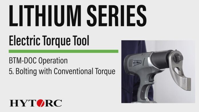 5. Bolting with Conventional Torque