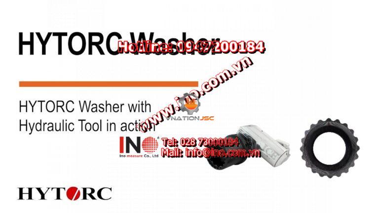 The HYTORC Washer with Hydraulic Tool in action.