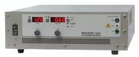 Behlman Electronics-AC Power Supply Frequency Converter (Model P2001 )