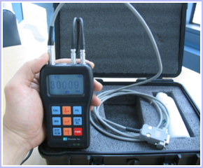 Ultrasonic Thickness DETECTOR (SC-20A / 1 ~ 600mm measurement, resolution: 0.01mm / + RS232C)